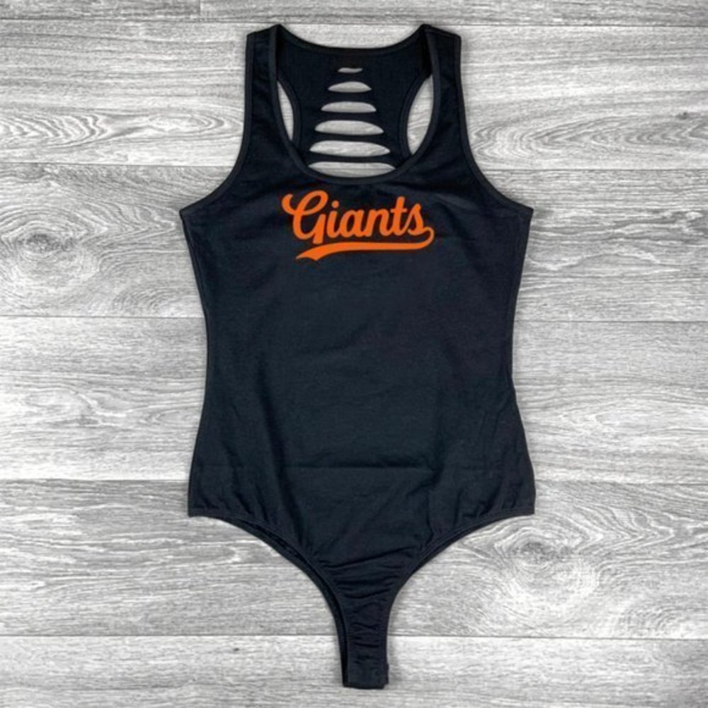 Womens San Francisco Giants Baseball Team Bodysuit, SF Giants Gameday Outfit